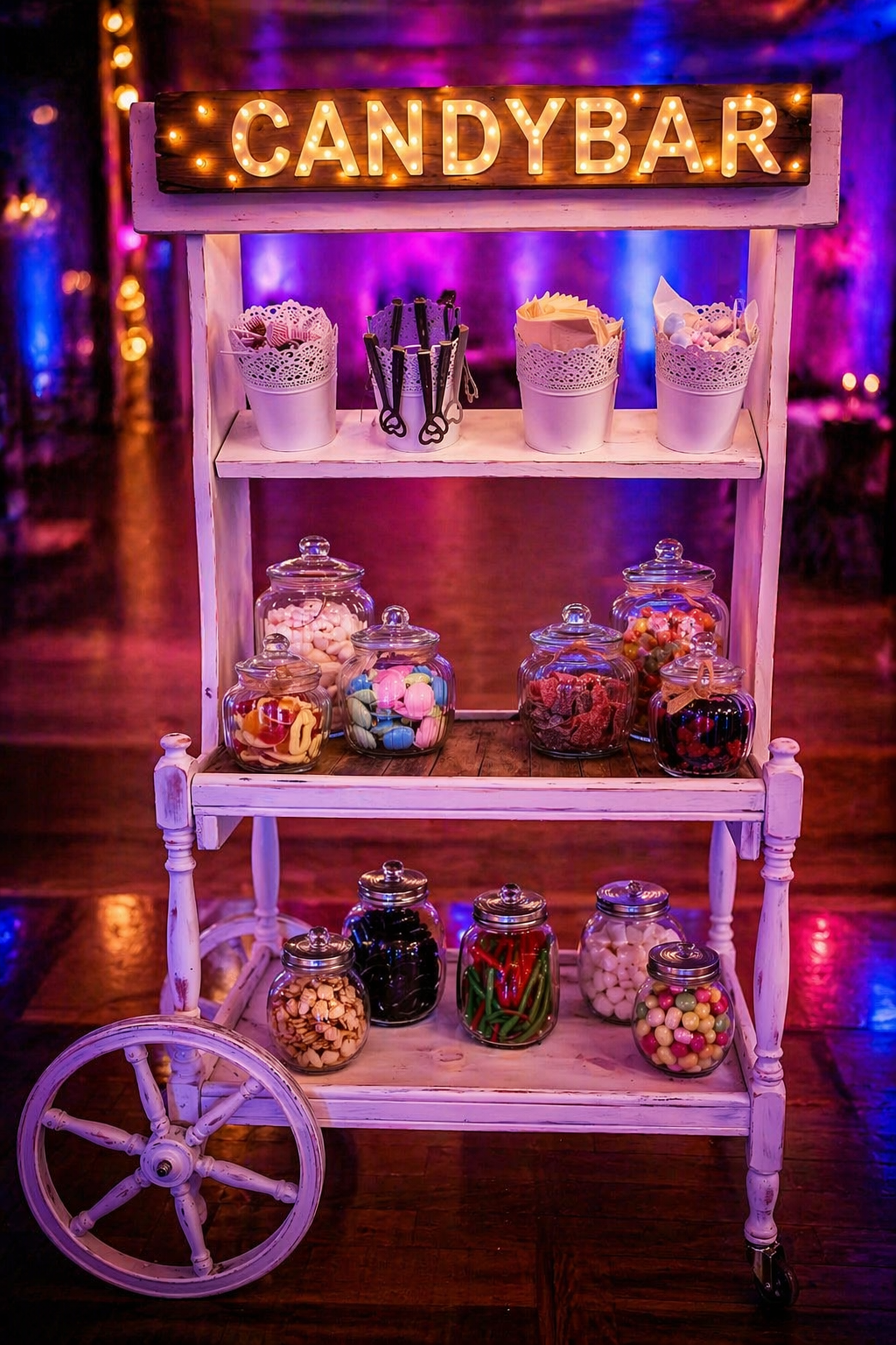 CandyBar Wagen mieten Bremen – Süßigkeitenstation für Events